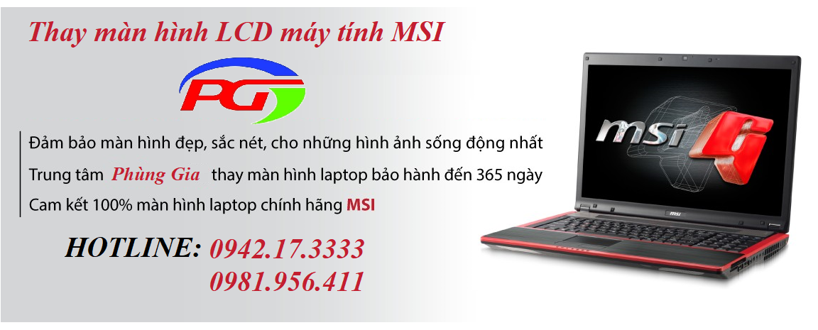 Thay màn hình LCD máy tính MSI