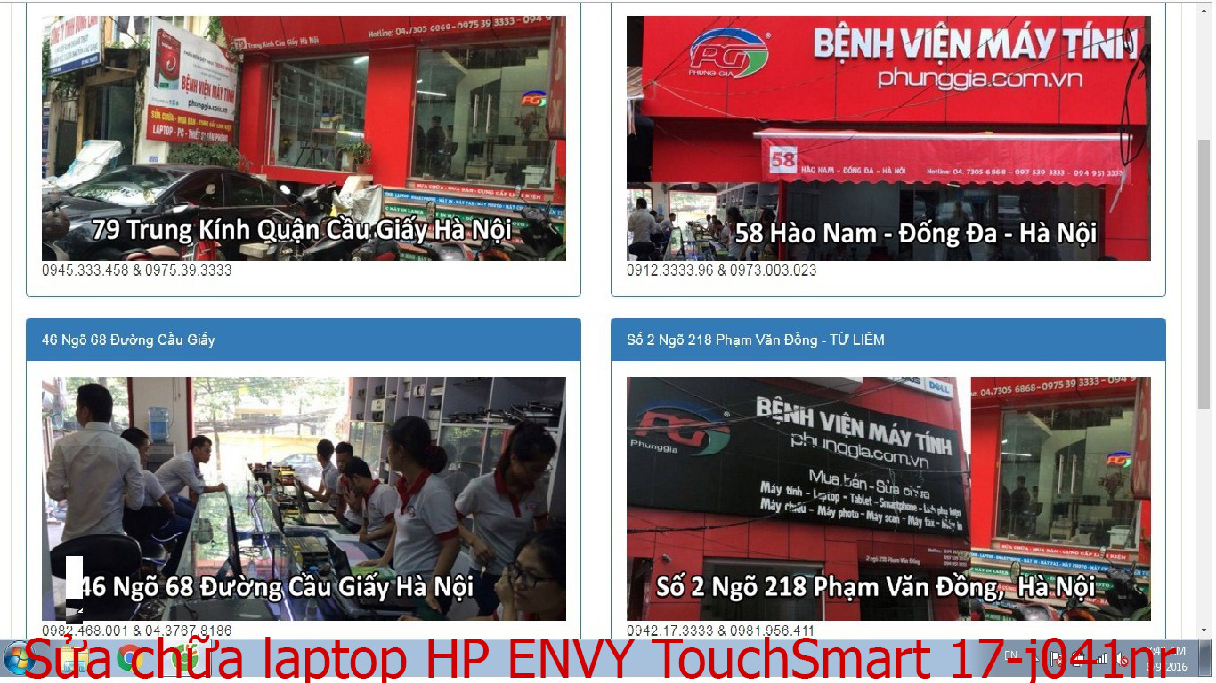 sửa chữa laptop HP ENVY TouchSmart 17-j041nr, 4-1215dx, m6-k058ca, m7-j010dx