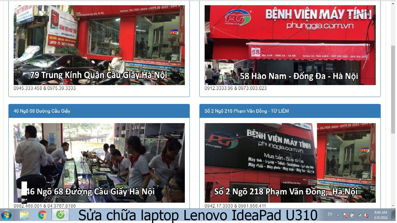 sửa chữa laptop Lenovo IdeaPad U300s