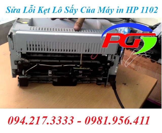 Sửa Lỗi Kẹt Giấy Lô Sấy Của Máy in HP 1102