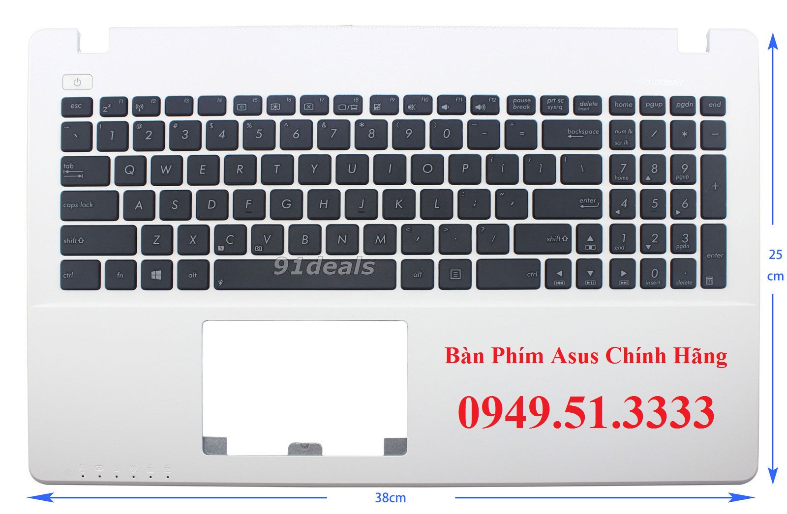 Thay Bàn phím laptop ASUS K550VX - Miễn Phí Vệ Sinh 