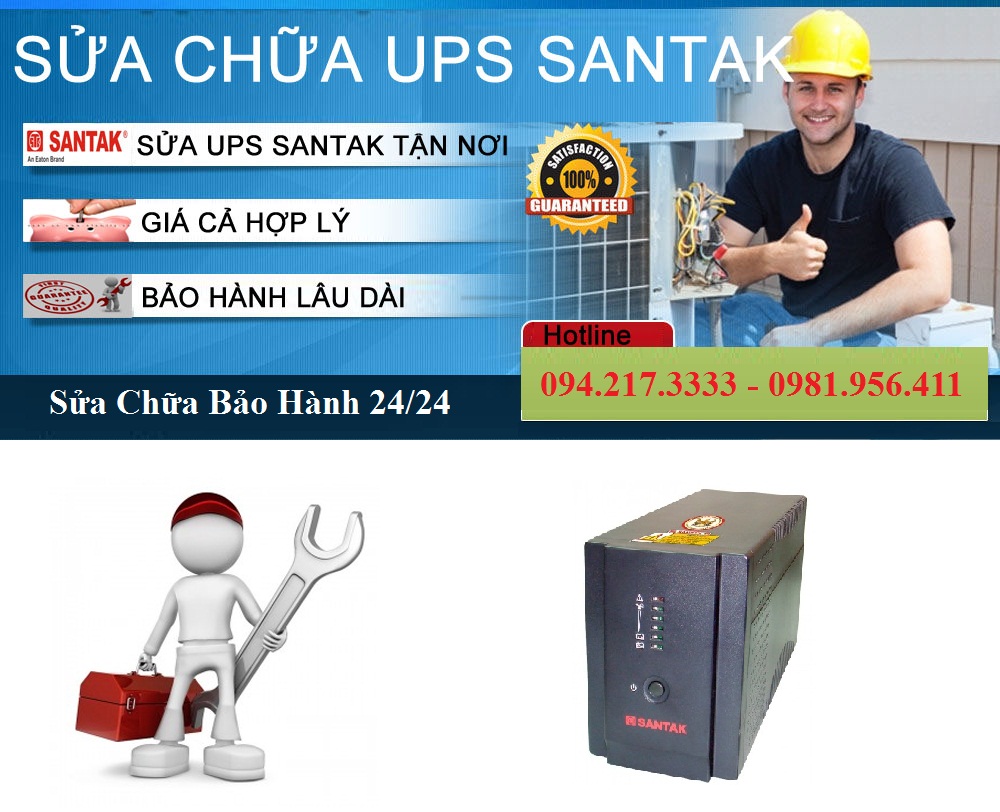 Sửa UPS Santak 1000VA - Bảo Dưỡng Tại Nhà