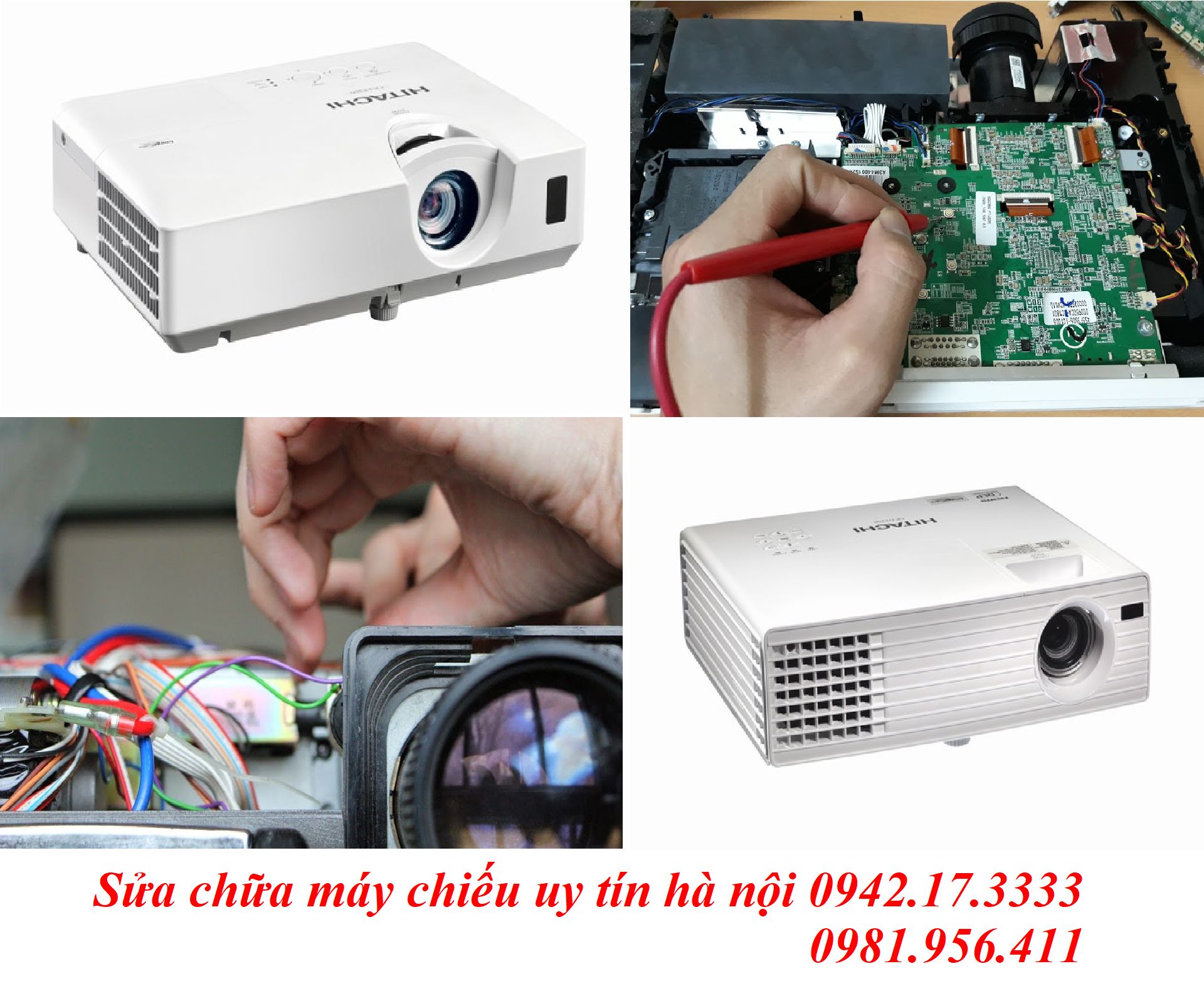 Sửa Chữa Máy Chiếu Hitachi - Trục Trặc Hỏng Hóc Thường Gặp Hiện Nay