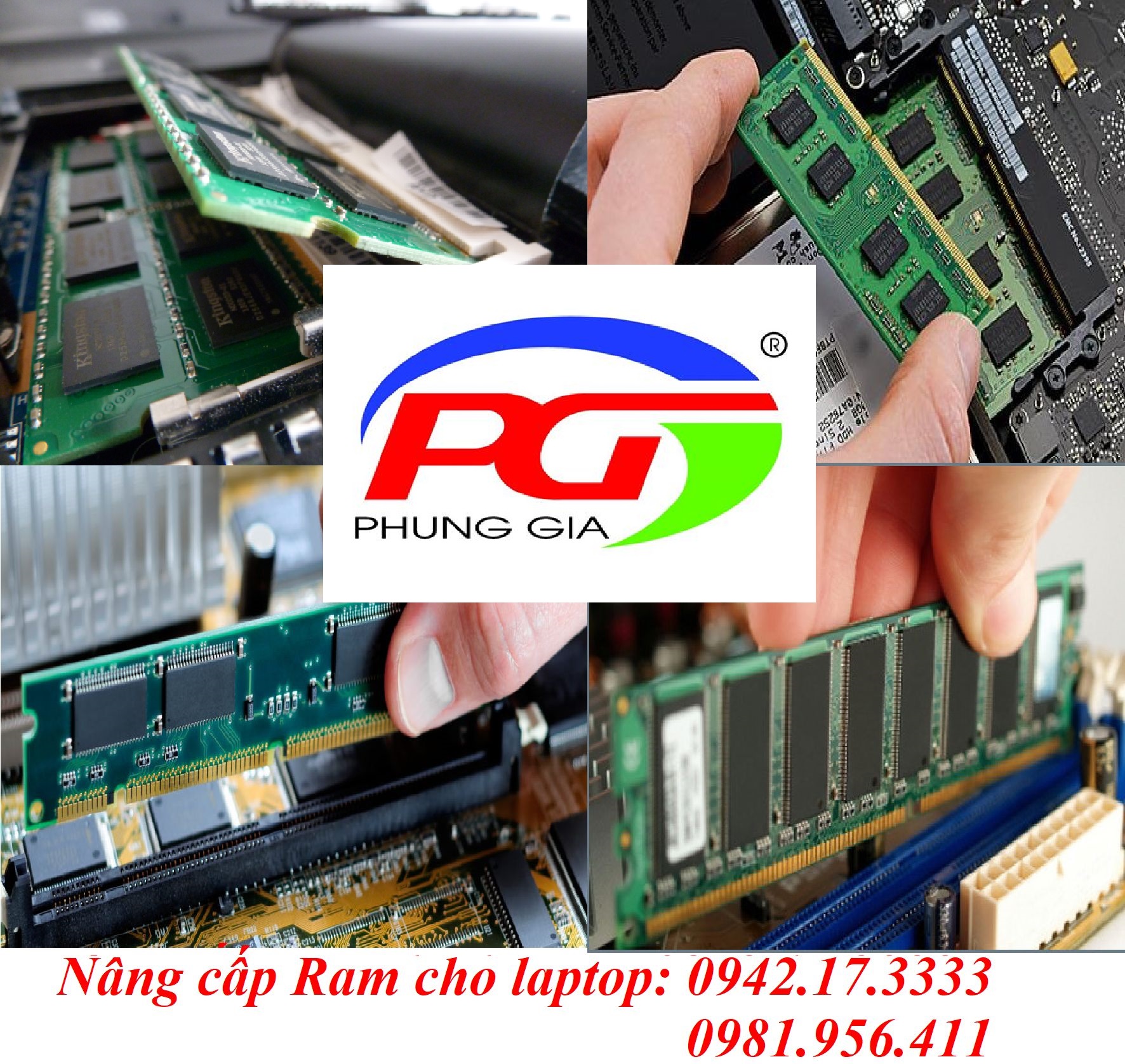 Nâng cấp RAM từ 2GB lên 4GB tại khu vực Cổ Nhuế