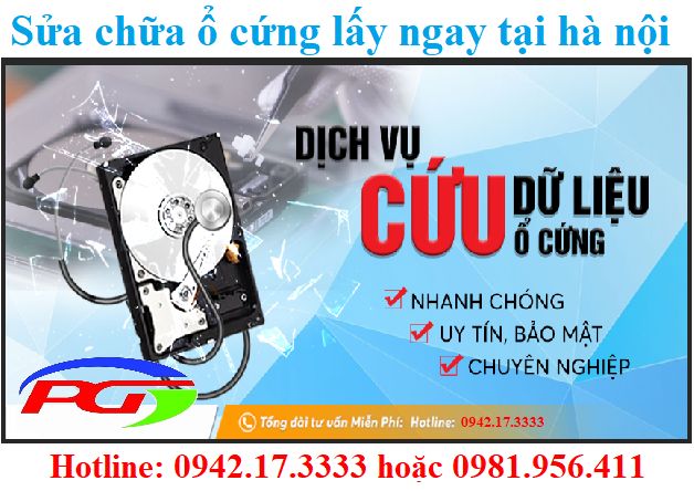 Sửa chữa ổ cứng tại Hà Nội