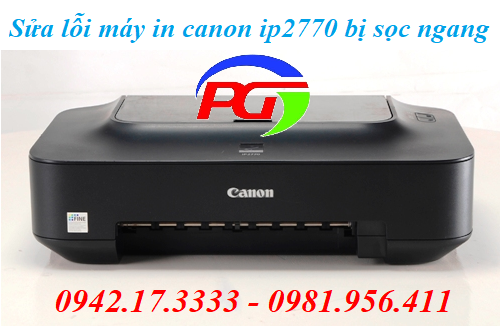 Máy in canon ip2770 bị sọc ngang - Có thực sự nghiêm trọng?