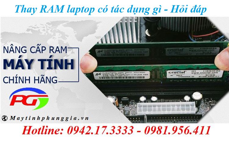 Thay RAM có tác dụng gì? - Dịch vụ ở đâu uy tín nhất?