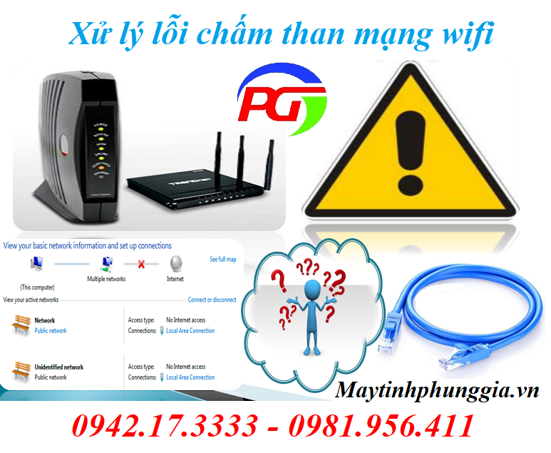 Xử lý lỗi chấm than mạng wifi tại nhà, hiệu quả ngay!