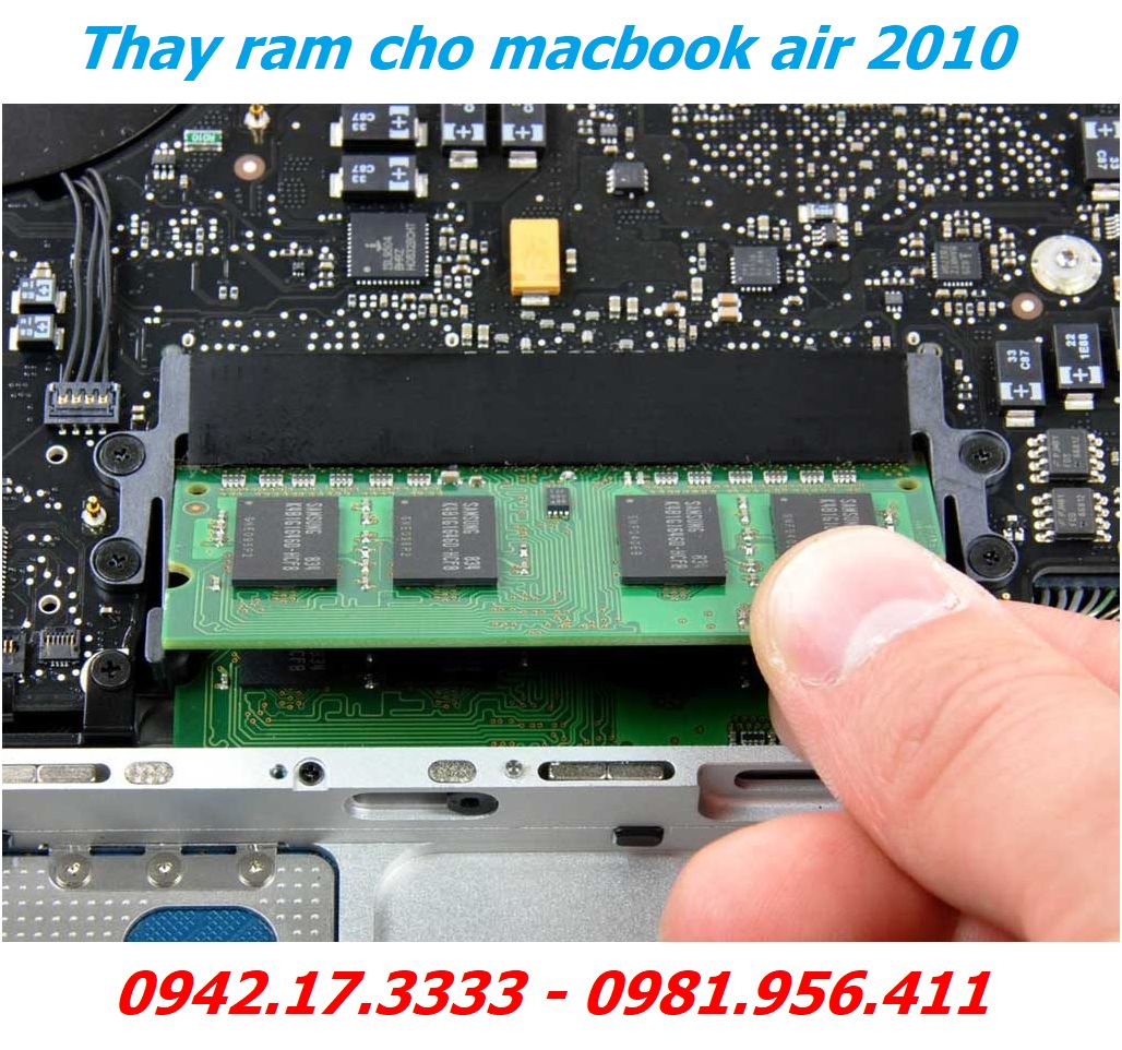 Thay ram cho macbook air 2010 ở đâu uy tín giá ưu đãi?